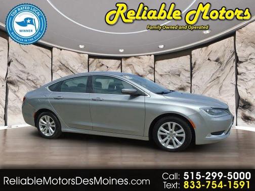 Silver 2016 Chrysler 200 Limited