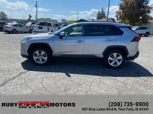 Silver Sky Metallic 2021 Toyota RAV4 Hybrid XLE Premium