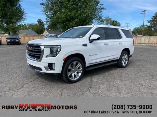 Summit White 2023 GMC Yukon SLT
