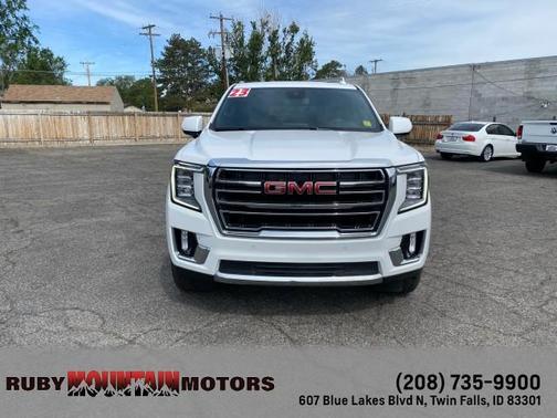 Summit White 2023 GMC Yukon SLT