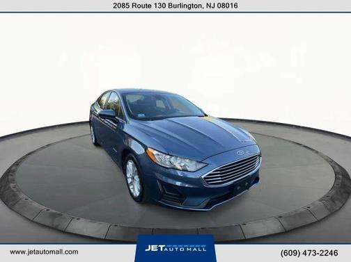 Blue 2019 Ford Fusion Hybrid SE