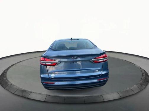 Blue 2019 Ford Fusion Hybrid SE