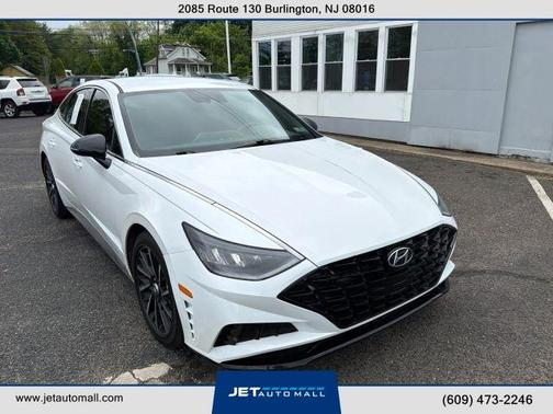 White 2020 Hyundai SONATA SEL Plus