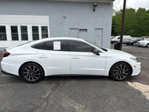 White 2020 Hyundai SONATA SEL Plus