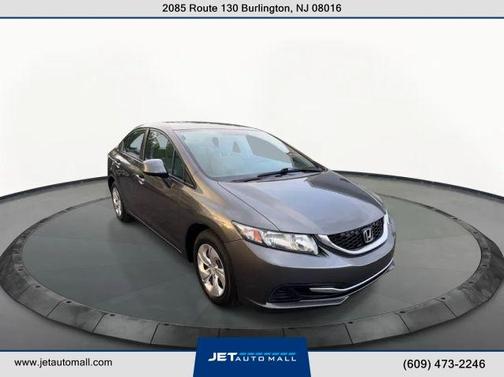 Gray 2013 Honda Civic LX