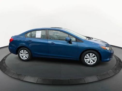 Blue 2012 Honda Civic LX