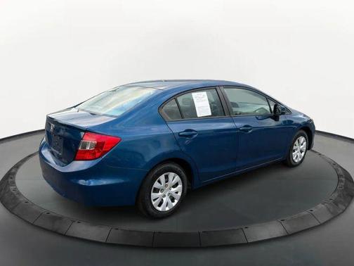 Blue 2012 Honda Civic LX