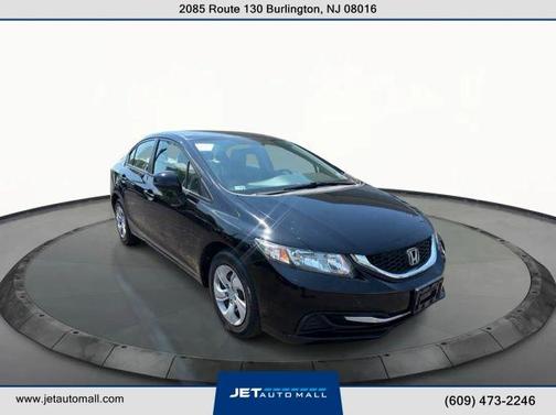 Black 2013 Honda Civic LX