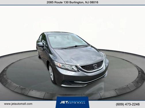 Gray 2013 Honda Civic LX