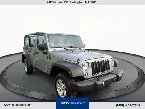 Silver 2015 Jeep Wrangler Unlimited Sport
