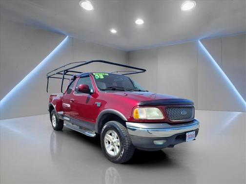 Maroon 2003 Ford F-150 SuperCab