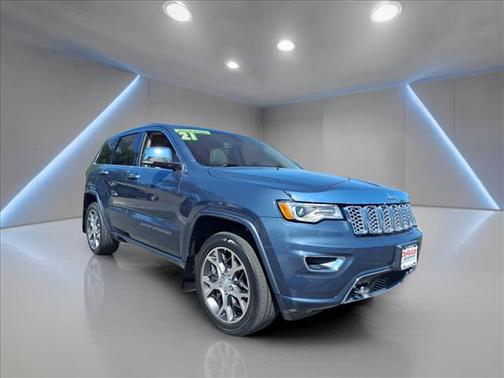 Blue 2021 Jeep Grand Cherokee Overland