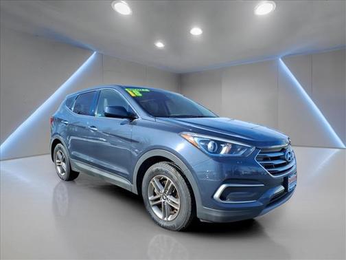 Blue 2018 Hyundai Santa Fe Sport 2.4L