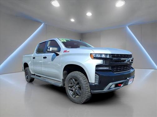 Silver 2020 Chevrolet Silverado 1500 LT Trail Boss