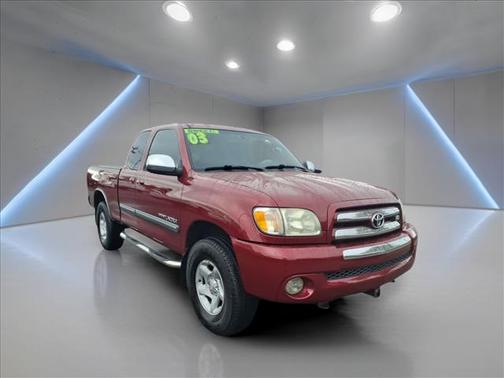 Red 2003 Toyota Tundra SR5