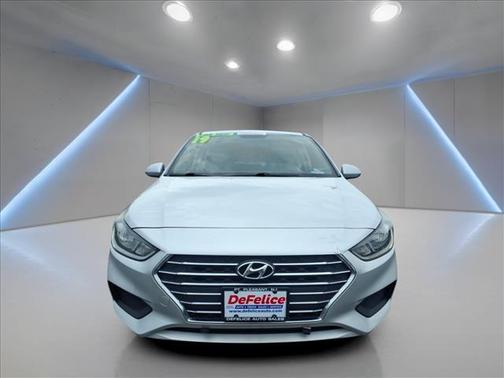 Gray 2019 Hyundai Accent SE