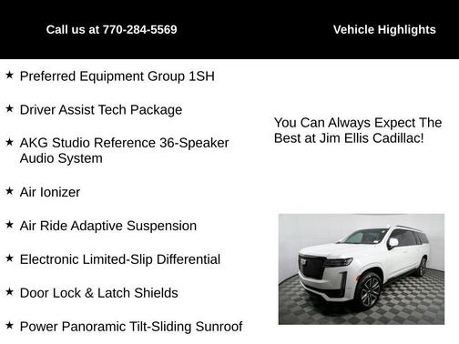 2021 Cadillac Escalade ESV Sport Platinum