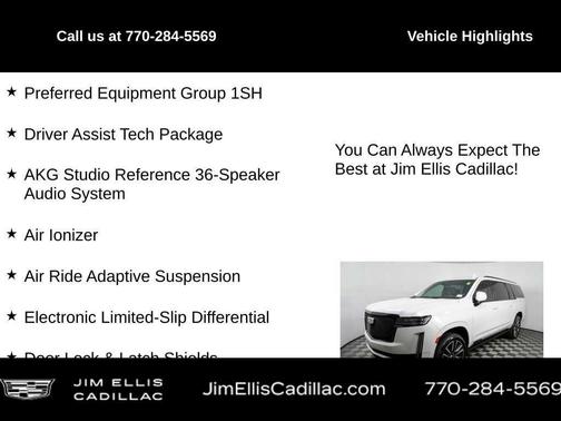 2021 Cadillac Escalade ESV Sport Platinum