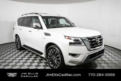 Aspen White 2022 Nissan Armada Platinum