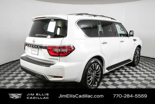 Aspen White 2022 Nissan Armada Platinum