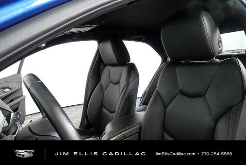 Blue 2023 Cadillac CT4 Luxury