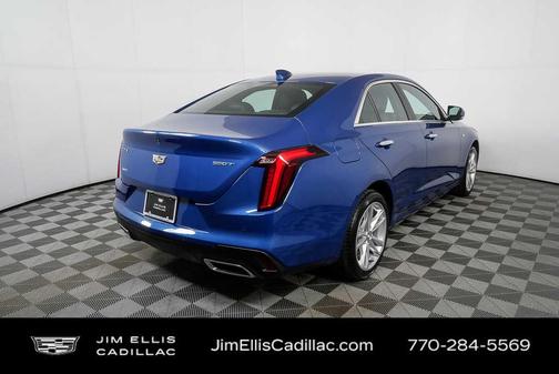Wave Metallic 2023 Cadillac CT4 Luxury