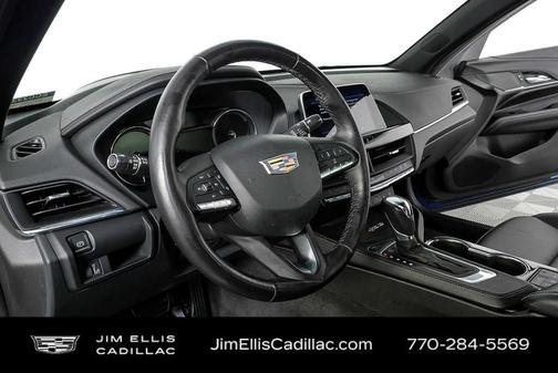 Wave Metallic 2023 Cadillac CT4 Luxury