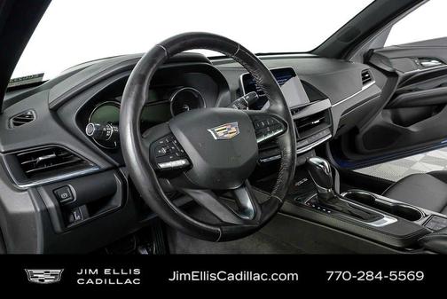 Wave Metallic 2023 Cadillac CT4 Luxury