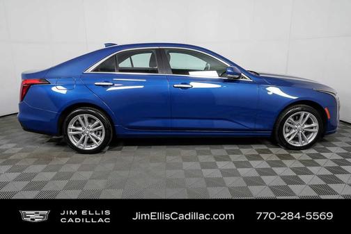 Wave Metallic 2023 Cadillac CT4 Luxury
