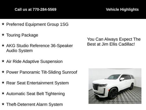 2022 Cadillac Escalade Premium Luxury Platinum