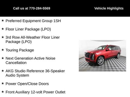 2025 Cadillac Escalade ESV Sport Platinum
