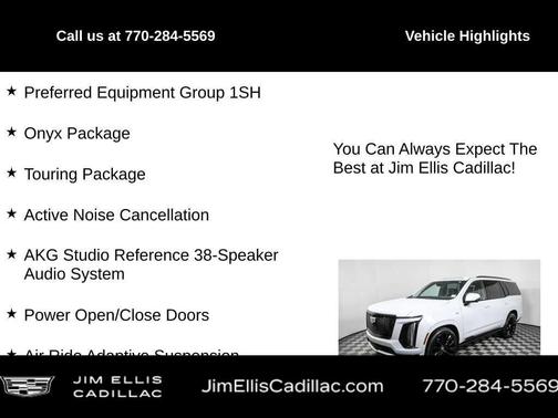 2026 Cadillac Escalade Platinum Sport