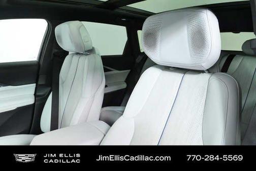 Crystal White Tri-Coat 2024 Cadillac LYRIQ Sport