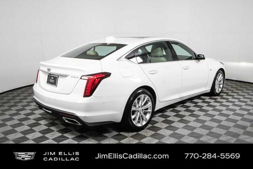 Summit White 2025 Cadillac CT5 Premium Luxury RWD