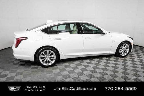 Summit White 2025 Cadillac CT5 Premium Luxury RWD