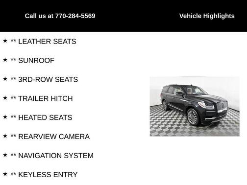 2019 Lincoln Navigator Reserve
