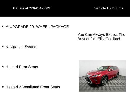 2019 Lexus RX 350L Premium