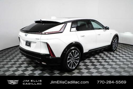 Crystal White Tri-Coat 2024 Cadillac LYRIQ Sport