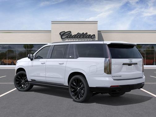 White 2027 Cadillac Escalade ESV Platinum