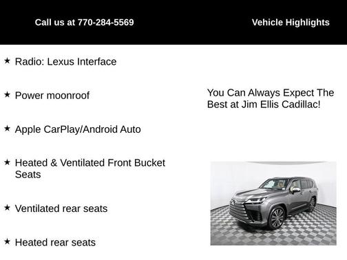 2025 Lexus LX 600 Luxury