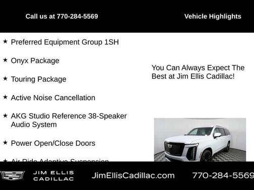 2026 Cadillac Escalade ESV 4WD Platinum Sport