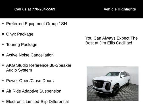 2026 Cadillac Escalade ESV Platinum Sport