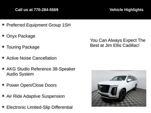 2026 Cadillac Escalade ESV Platinum Sport