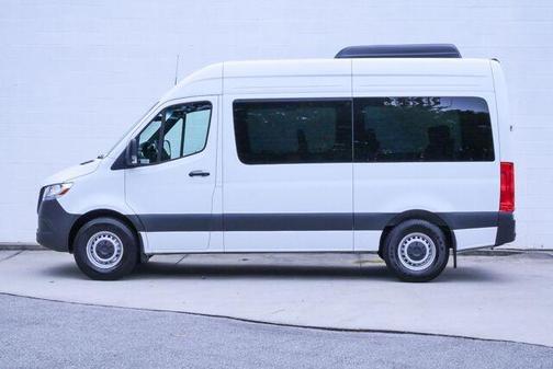 White 2025 Mercedes-Benz Sprinter 2500 144 WB Standard Roof Passenger