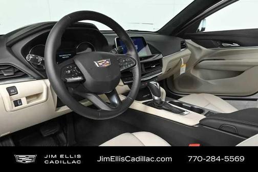 Summit White 2025 Cadillac CT4 Premium Luxury