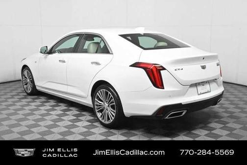 Summit White 2025 Cadillac CT4 Premium Luxury