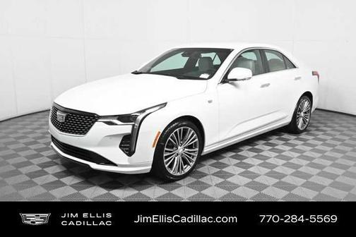 Summit White 2025 Cadillac CT4 Premium Luxury
