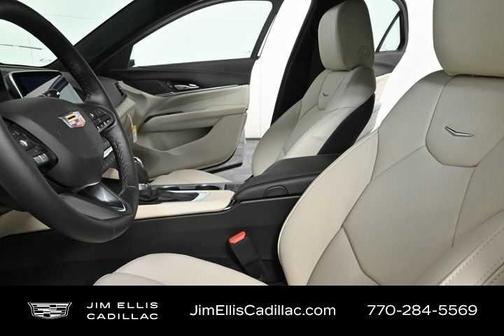 Summit White 2025 Cadillac CT4 Premium Luxury