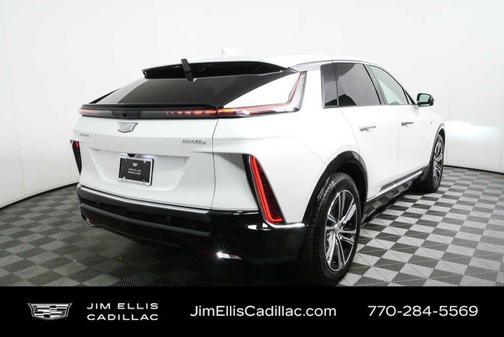 Crystal White Tri-Coat 2024 Cadillac LYRIQ Luxury