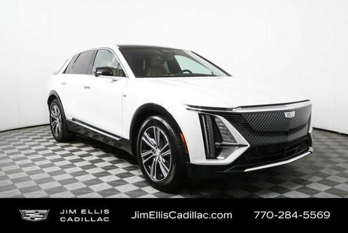 Crystal White Tri-Coat 2024 Cadillac LYRIQ Luxury